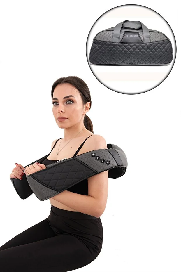 Ayak Masaj Aleti Refleksoloji Masajı 3d Masaj + Boyun - Bel - Sırt Masaj Aleti - 2'si 1 Arada